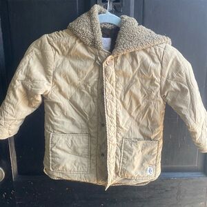 Zara Brown Faux Fur Jacket